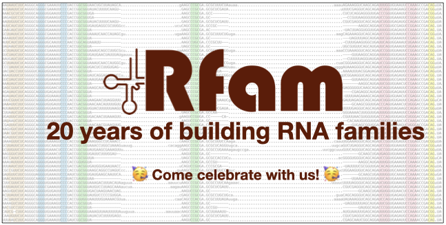 20 years of building RNA families - come celebrate with us